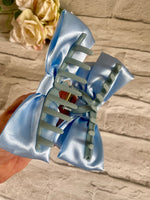 Bow hair claw clip