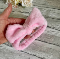 Surprise Face wash and make up bow headbands pick at random