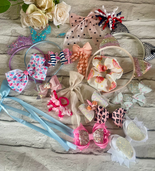 10 Surprise random bundle of hair accessories