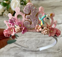 Unicorn birthday tiara