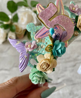 mermaid birthday crown