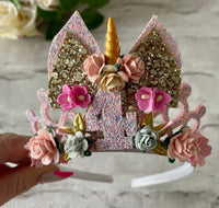 unicorn birthday tiara