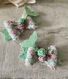 mermaid hair bows