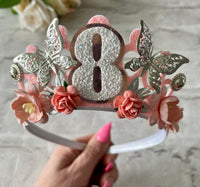 butterfly birthday crown