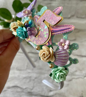 mermaid birthday crown