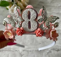 butterfly birthday crown