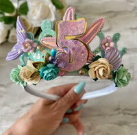 mermaid birthday crown