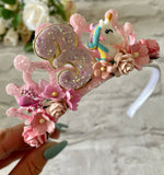 Unicorn birthday tiara