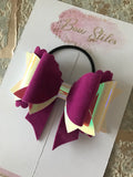 pink hair bow, selection of different colours