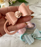 Pastel baby hair bows